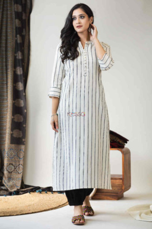 Image for Kusvaa Ws777 Palaksh Straight Kurta Featured