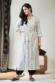 Image for Kusvaa Ws777 Palaksh Straight Kurta Front