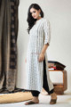 Image for Kusvaa Ws777 Palaksh Straight Kurta Side