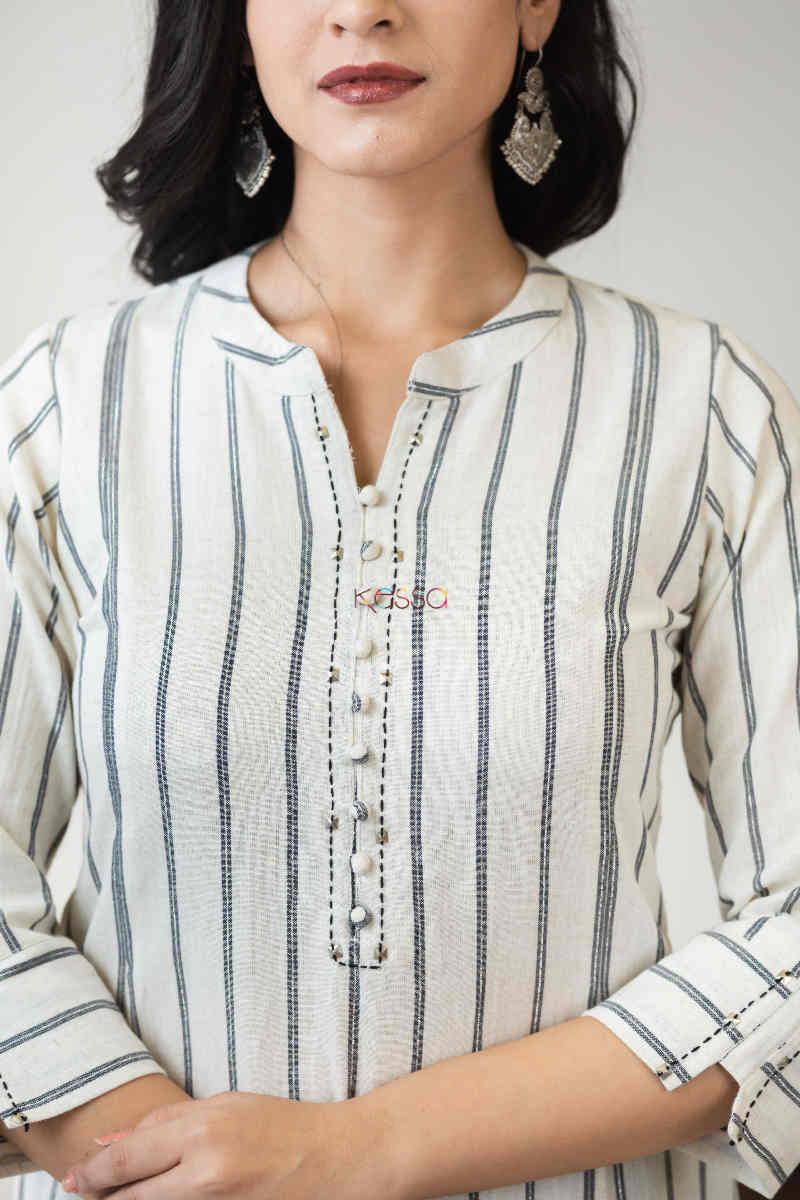 Image for Kusvaa Ws777 Palaksh Straight Kurta Top