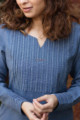 Image for Kusvaa Ws778 Ambareen Straight Kurta 1 Closeup