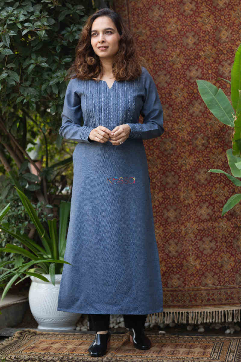 Image for Kusvaa Ws778 Ambareen Straight Kurta 1 Featured