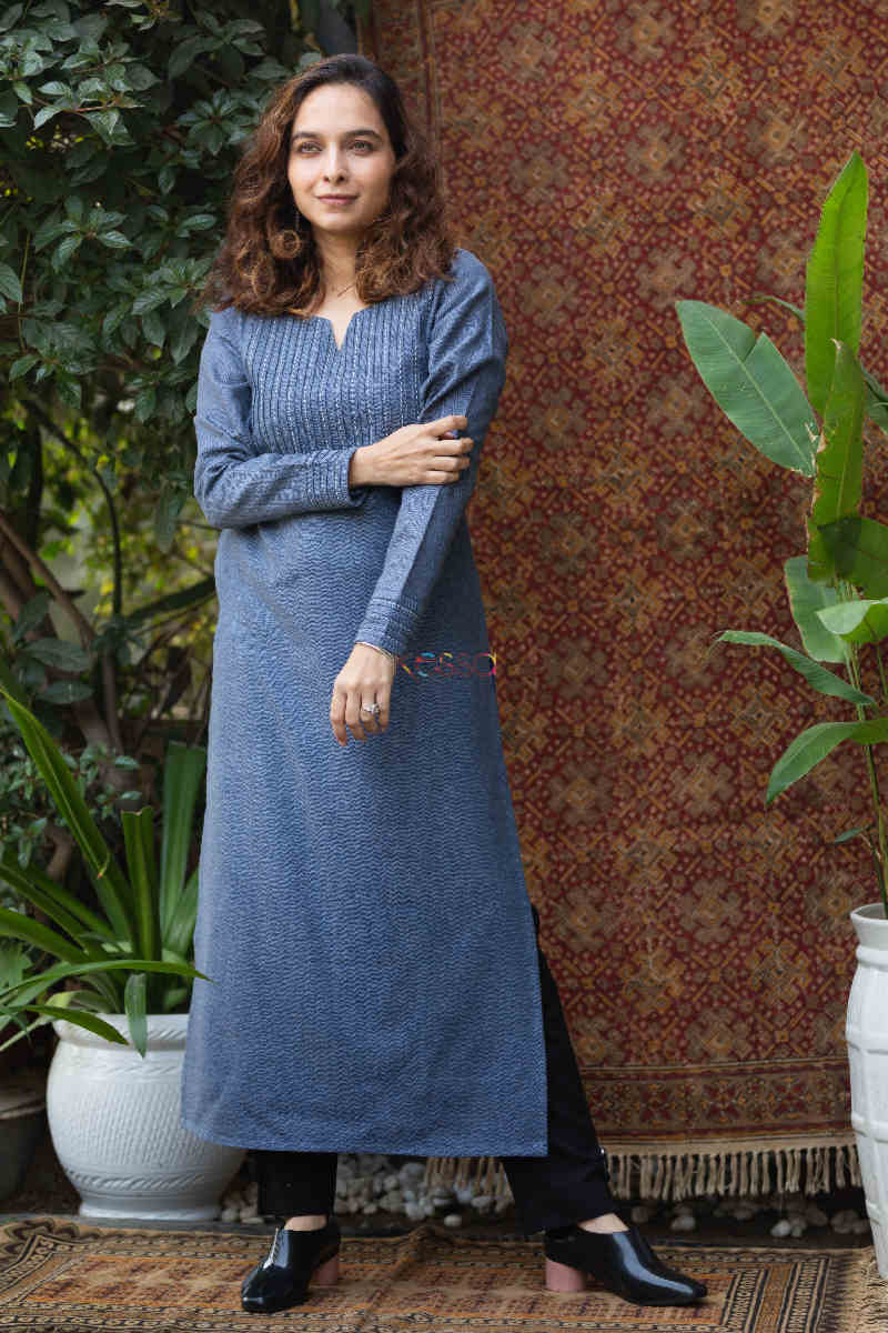 Image for Kusvaa Ws778 Ambareen Straight Kurta 1 Front