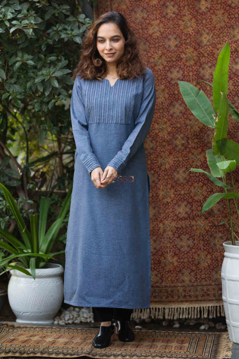 Image for Kusvaa Ws778 Ambareen Straight Kurta 1 Look