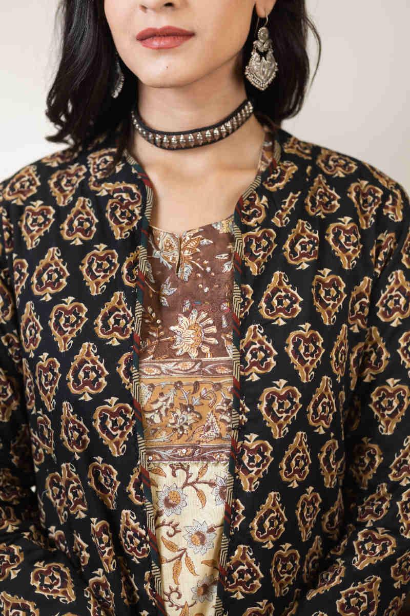 Image for Kusvaa Ws779 Ishmat Reversible Jacket Closeup