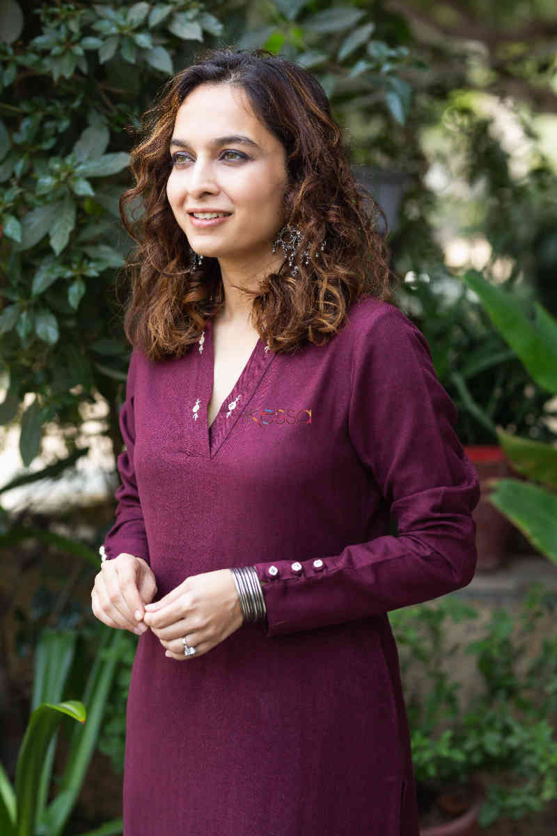 Image for Kusvaa Ws781 Darsha Staright Kurta Closeup