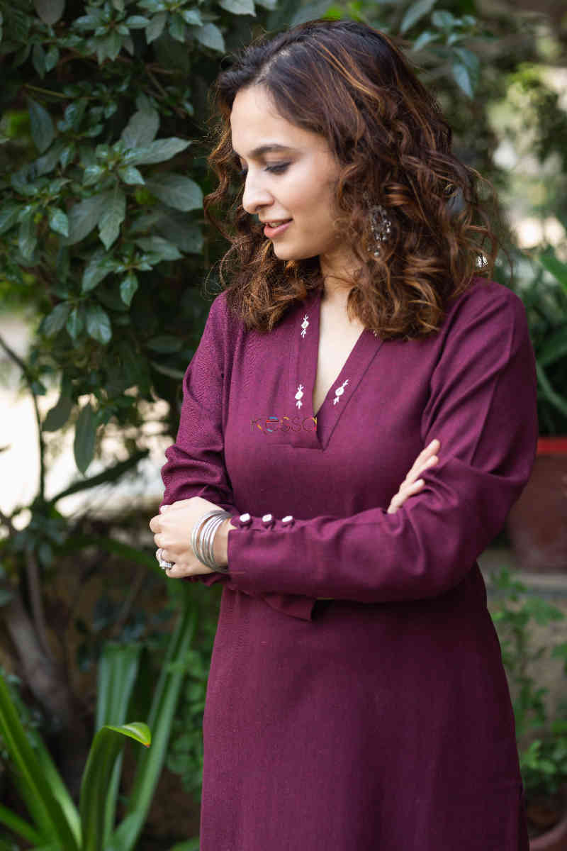Image for Kusvaa Ws781 Darsha Staright Kurta Sleeves
