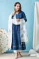 Image for Kusvaa Wsr246 Tamasi Kalidaar Kurta With Dupatta 1 Featured