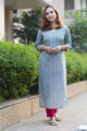 Image for Kusvaa Wsr249 Iravat Straight Kurta Front 1