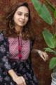 Image for Kusvaa Avdaf84 Daksha A Line Cotton Kurta Sitting