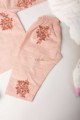 Image for Kusvaa Dek55 Onion Pink Floral Kurta Pajama Side