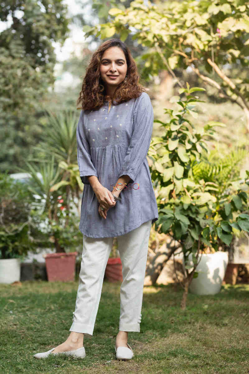 Image for Kusvaa Sap13 Cotton Flex Side Button Straight Pants Look