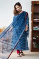 Image for Kusvaa Vcr68 Tassoor Straight Kurta With Dupatta New Side