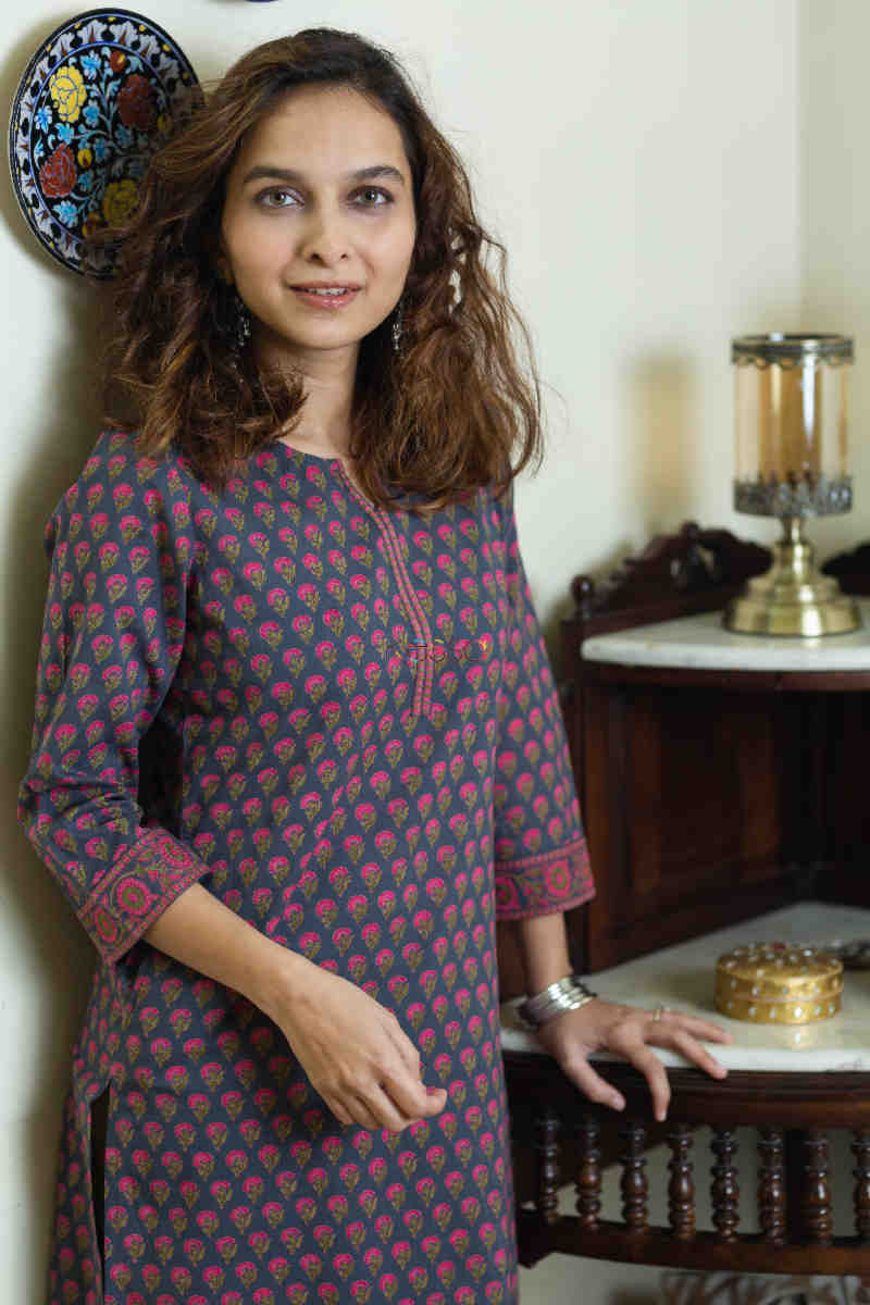 Image for Kusvaa Vcr89 Kashvi Straight Fit Kurta Top
