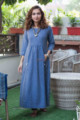 Image for Kusvaa Ws780 Turvi Twirl A Line Kurta With Necklace Look 1