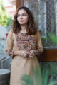 Image for Kusvaa Ws785 Advait Khadi A Line Kurta Top