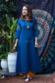 Image for Kusvaa Ws790 Avaloki Handloom A Line Kurta Front