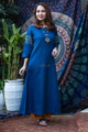 Image for Kusvaa Ws790 Avaloki Handloom A Line Kurta Side