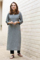 Image for Kusvaa Ws792 Amina South Handloom Straight Fit Kurta 3 Front
