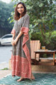 Image for Kusvaa Wsr251 Vyasti Block Printed Kaftan Side