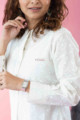 Image for Kusvaa Avdaf85 Ayoni White And Indigo Kurta Salwar Set Sleevs