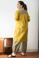 Image for Kusvaa Avdaf86 Dhira Mustard Kurta And Salwar Set Back