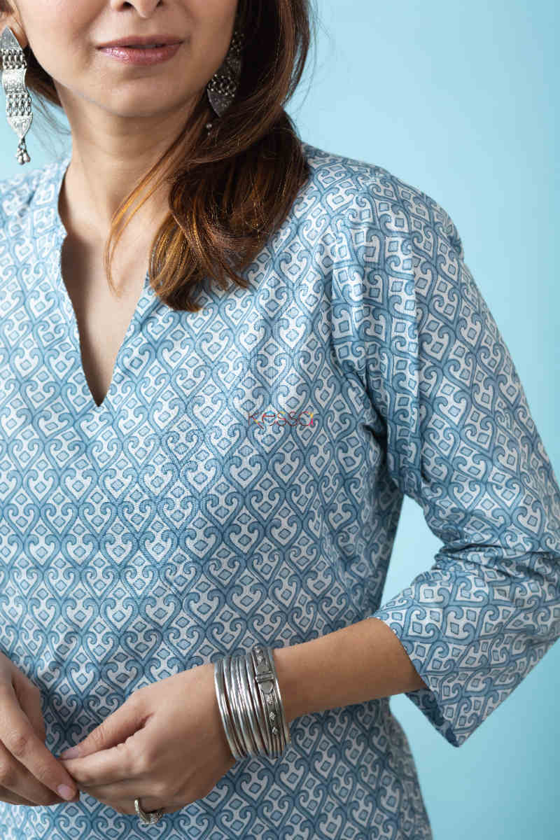Image for Kusvaa De112 Rabhya Regular Wear Kurta Closeup