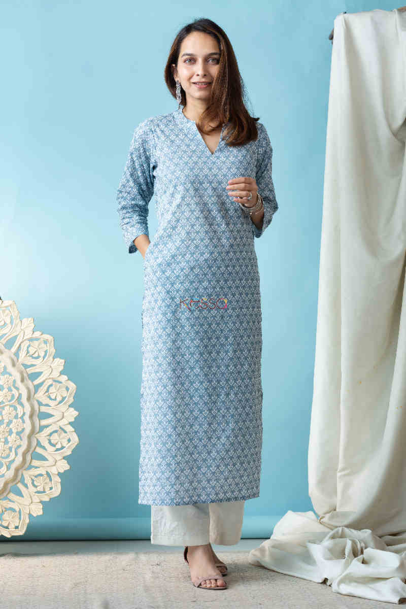 Image for Kusvaa De112 Rabhya Regular Wear Kurta Front 1