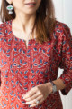 Image for Kusvaa De114 Kantir Straight Wear Kurta Closeup