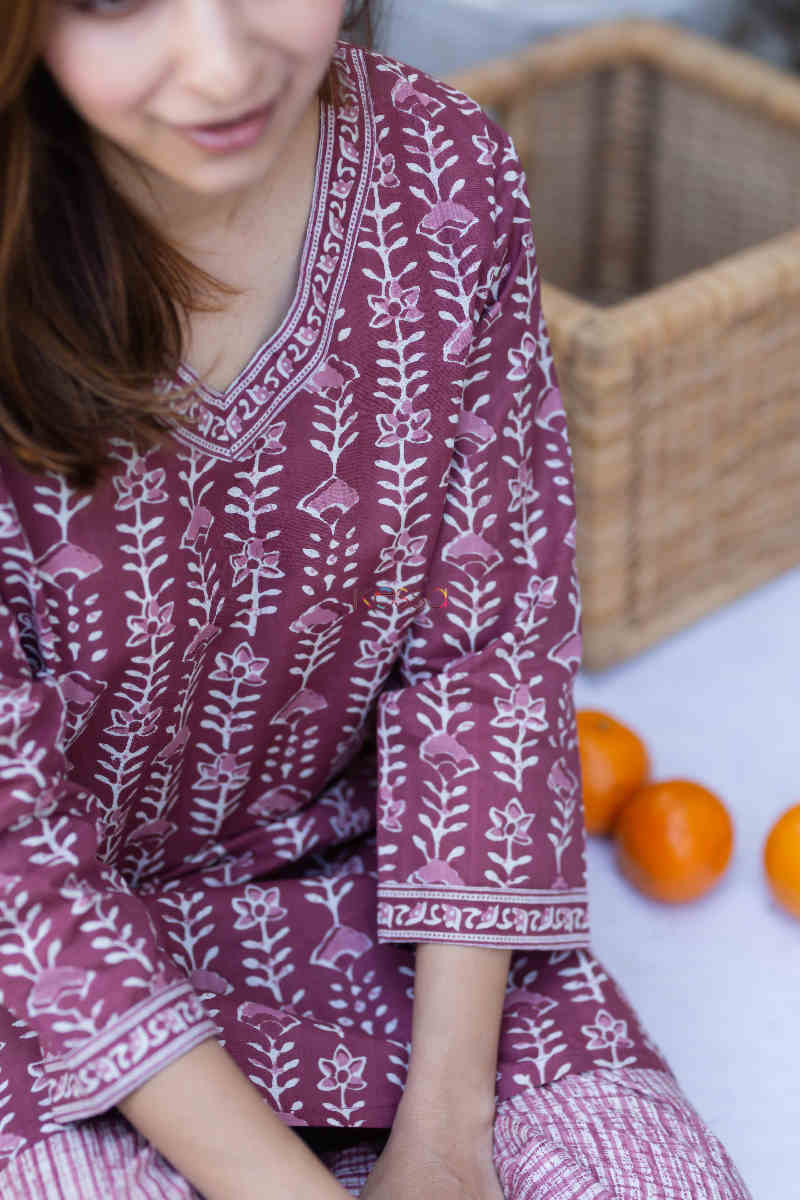 Image for Kusvaa De116 Malina Jammies Set Closeup
