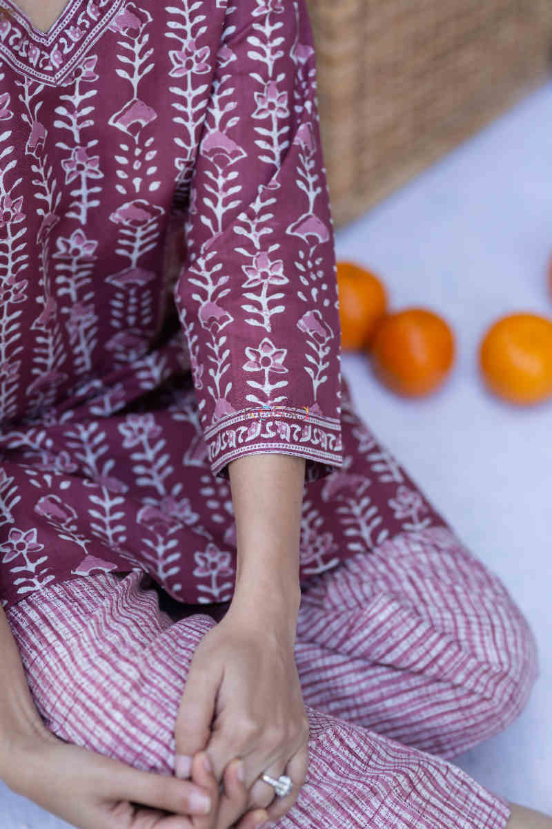 Image for Kusvaa De116 Malina Jammies Set Sleeves