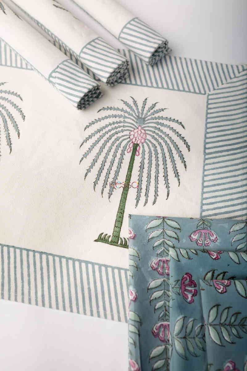 Image for Kusvaa Ktm16 Night Sky Cotton Table Mat Closeup