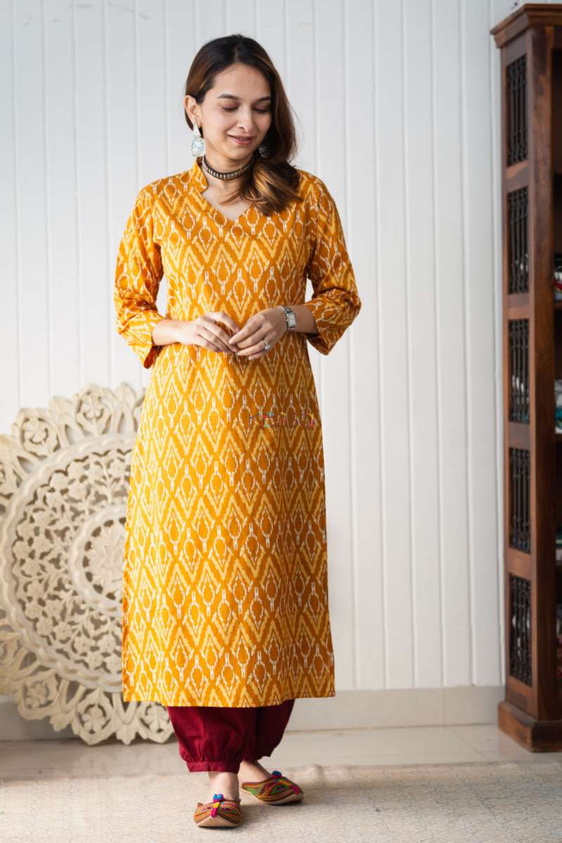 Image for Kusvaa Taf70 Charvi Regular Straight Wear Kurta Front