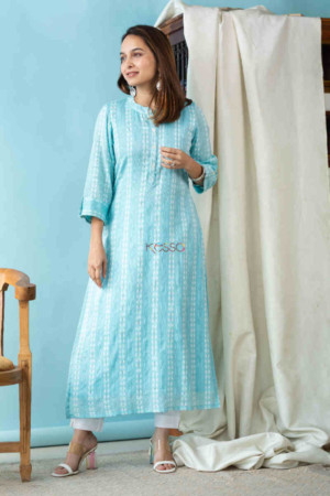 Image for Kusvaa Ws801 Dakshyani Handloom Straight Kurta Featured
