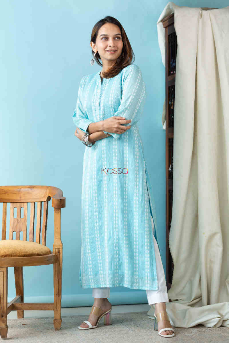 Image for Kusvaa Ws801 Dakshyani Handloom Straight Kurta Right