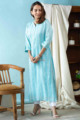 Image for Kusvaa Ws801 Dakshyani Handloom Straight Kurta Side