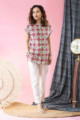 Image for Kusvaa Wsr256 Nishkama Block Print Short Kurti Look