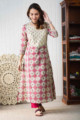 Image for Kusvaa Wsr257 Pushta Hand Block Print Kurta Front 1