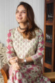 Image for Kusvaa Wsr257 Pushta Hand Block Print Kurta Sitting 1