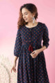 Image for Kusvaa Wsr259 Savstha Block Print Dress Top