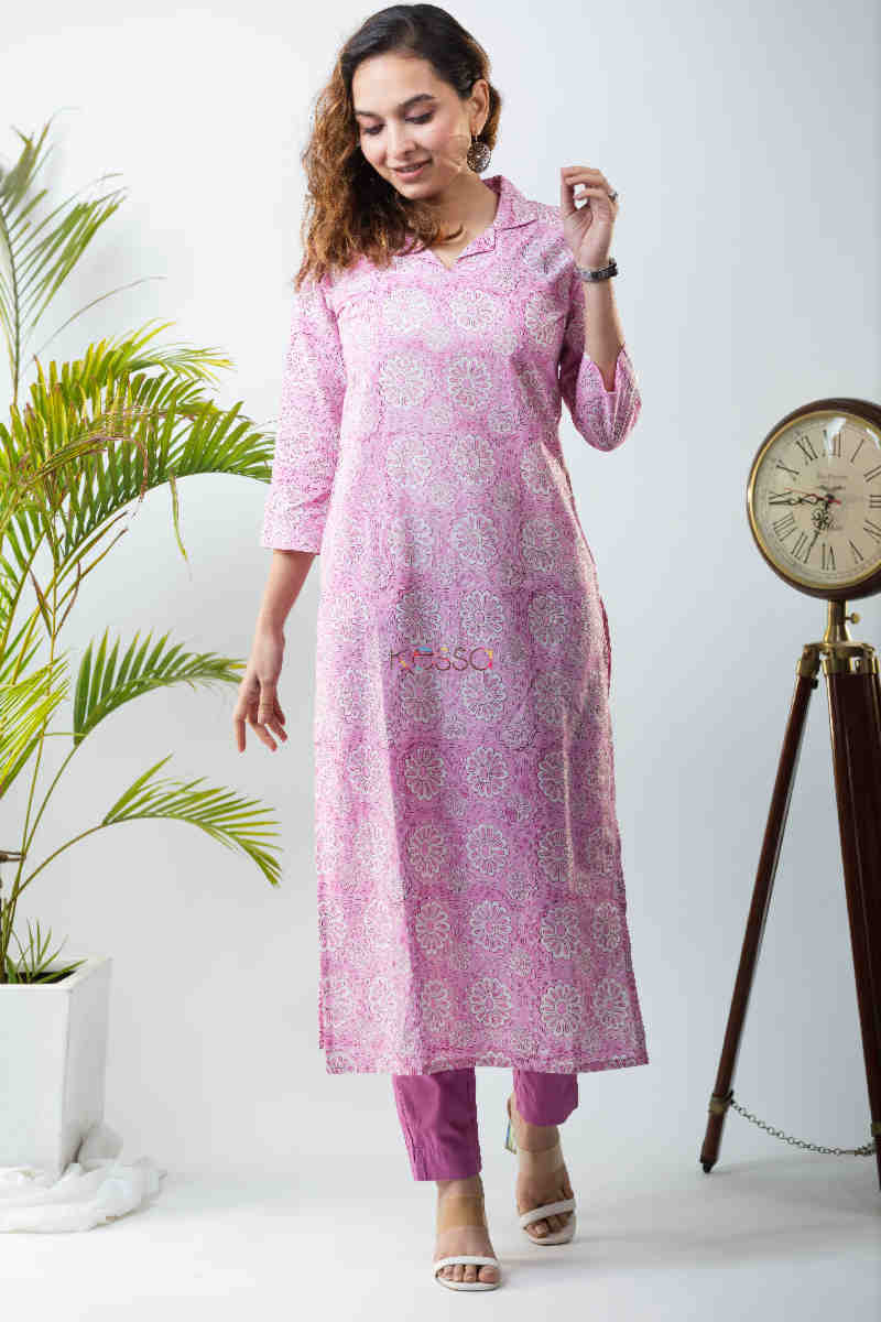 Image for Kusvaa De119 Sarbani Casual Straight Kurta Front 1