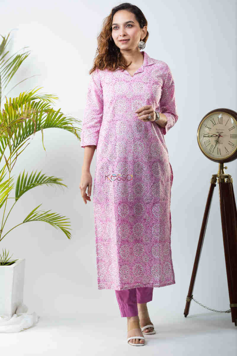 Image for Kusvaa De119 Sarbani Casual Straight Kurta Front