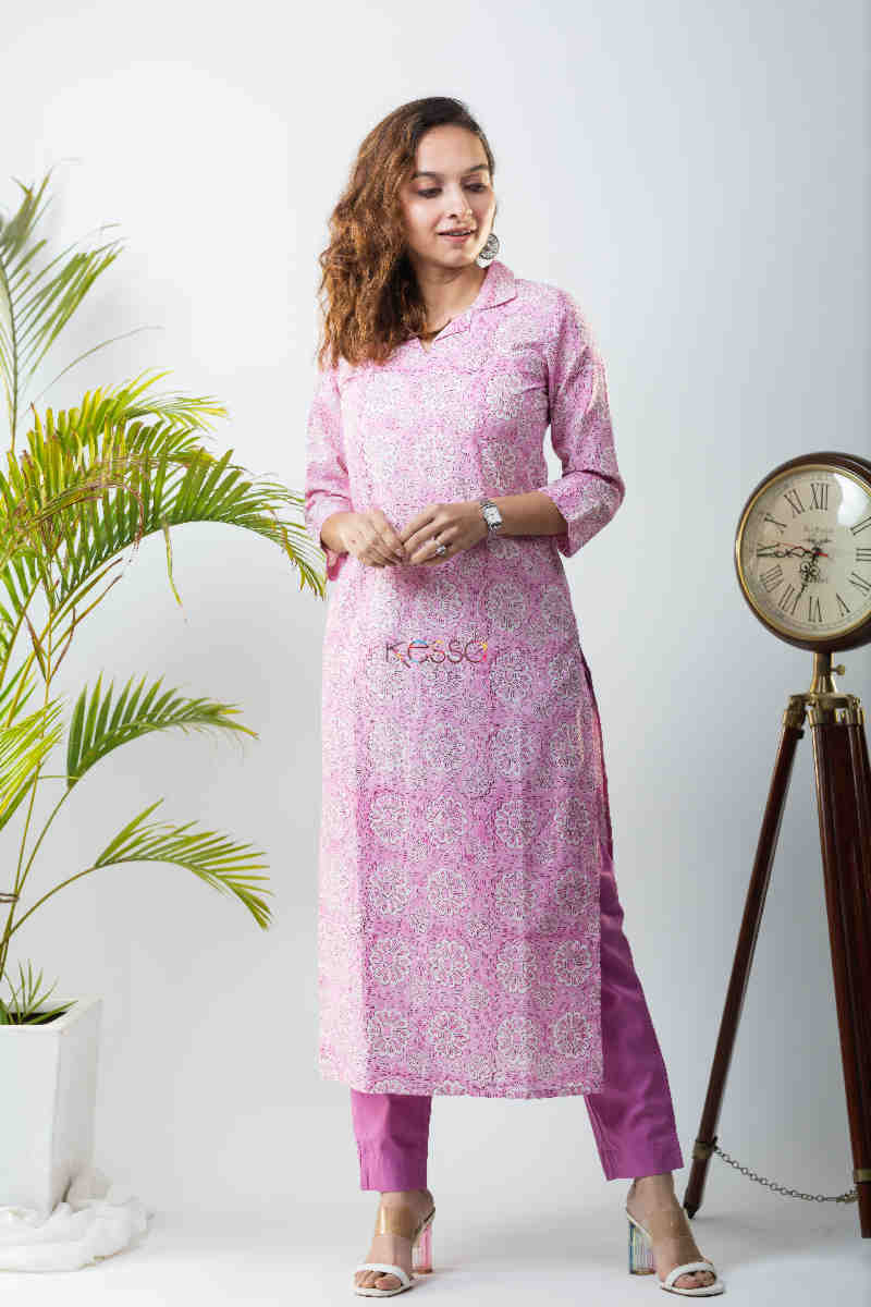 Image for Kusvaa De119 Sarbani Casual Straight Kurta Look 1