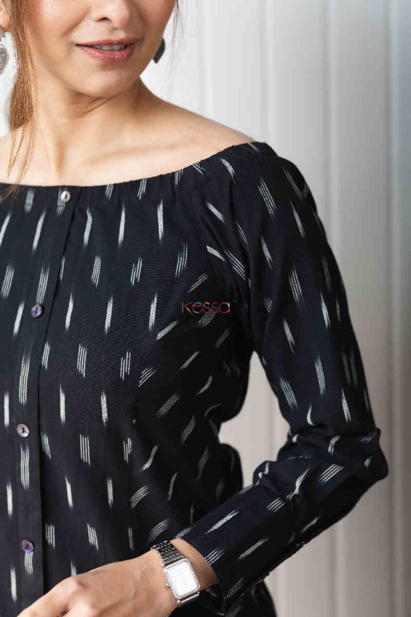 Image for Kusvaa Kcb46 Shyla Ikaat Short Top Sleeves