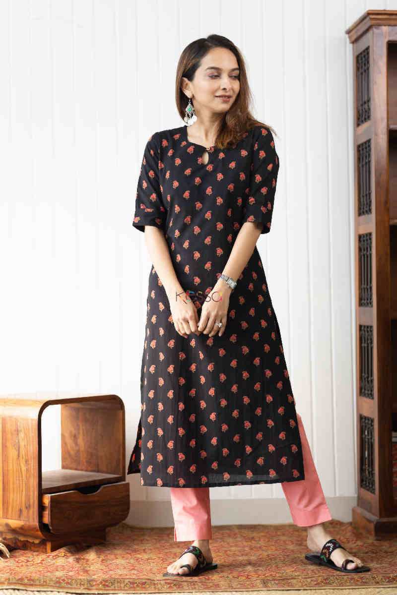 Image for Kusvaa Taf74 Anuka Regular Wear Straight Kurta Look