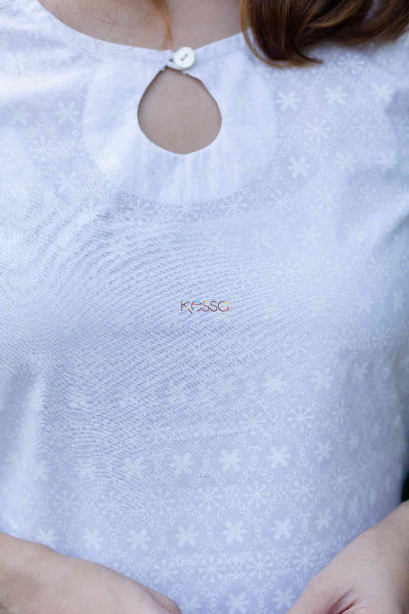 Image for Kusvaa Vcr102 Sange Murmur Straight Kurta Closeup