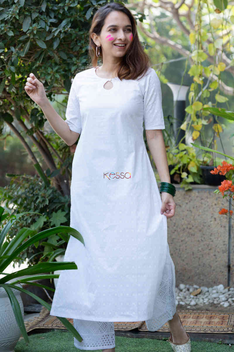 Image for Kusvaa Vcr102 Sange Murmur Straight Kurta Front
