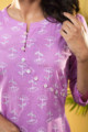Image for Kusvaa Vcr103 Anuga Straight Regular Wear Kurta Closeup