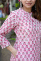 Image for Kusvaa Vcr96 Kirati Handblock Print Straight Kurta Pocket