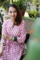 Image for Kusvaa Vcr96 Kirati Handblock Print Straight Kurta Sitting